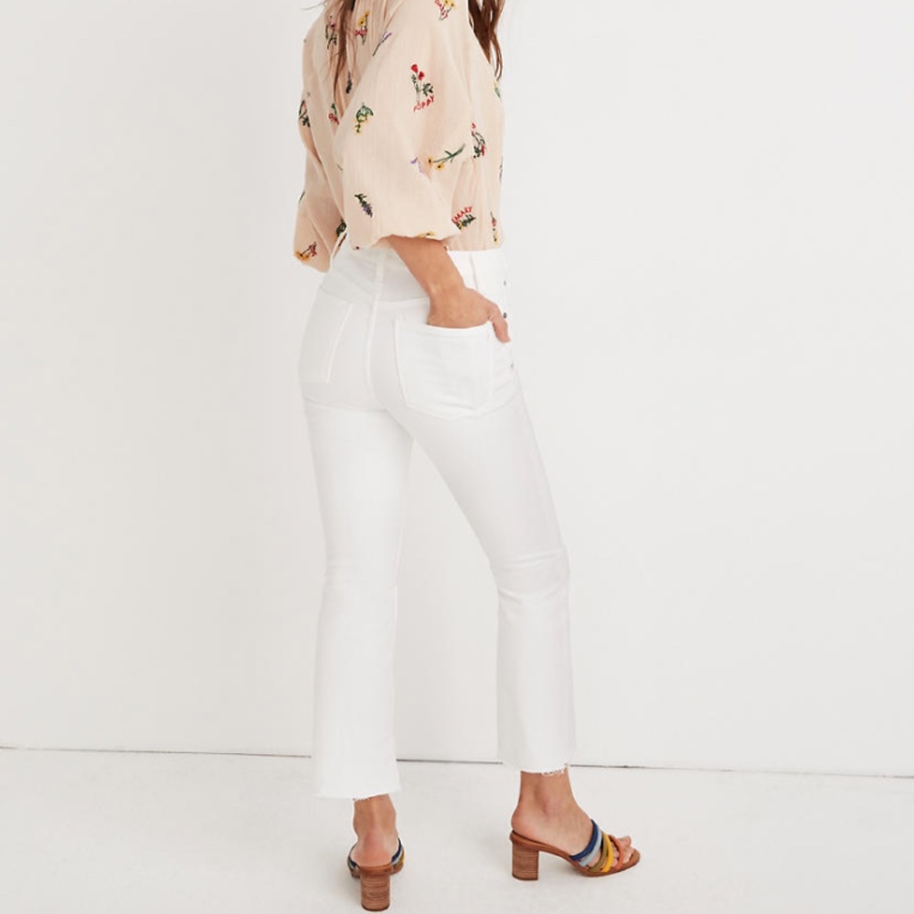 Madewell Cali Demi-Boot in Pure White (28P)